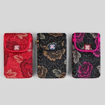 팔복상회 고급 누비 핸드폰 가방B