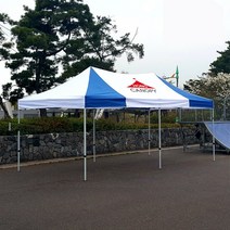 홍캐노피 2.5mx5m 캐노피 천막, 2.5mx5m 스틸 녹색