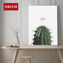 [SACCO] 사코 액자 테이블 그리너리 7종 북유럽 인테리어, 01_선인장 L (80x60x27)