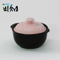 비채 꽃과 나비 핑크 내열 냄비 4종선택, 1개, 핑크3호