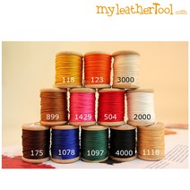 가죽공예 - 세라필 No.40 (3합사) Basic Color *130미터 소분*, 3000(백색), 60m, 1개