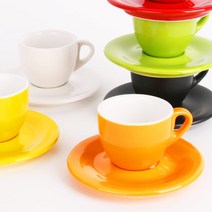 노빌 에스프레소잔 90ml, 잔-(무광)블랙, 1개