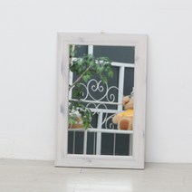 다이룸 파스텔 벽거울 직사각_600(리빙) 화이트워시