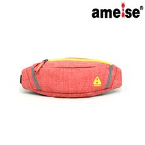 라임 힙색 허리쌕 허리가방 등산힙색 자전거가방, 파스텔힙색(레드)