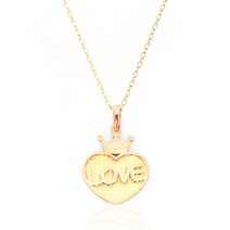 도도쥬얼리 14K 18K 러브 미아방지목걸이 돌선물, 15번_14K사진색상