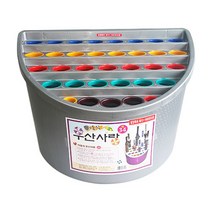 야다 대용량 이동식 우산사랑34색 우산꽂이, 실버 1개