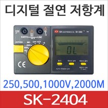 SKM SK-2404 디지털 절연저항계 메가테스터기 메거