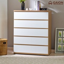가이온 마린 5단 1000 서랍장, 아카시아화이트