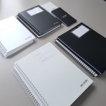 포켓노트 A5 B5 스프링노트 유선노트 기자수첩, 기자수첩 - 화이트