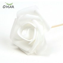 오마르 장미스틱 디퓨저장식/리드, 화이트