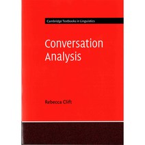 Conversation Analysis, Cambridge Univ Pr