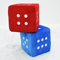 대형주사위20cm 게임 체육대회 보드게임 스펀지 봉제, 빨강, 1개