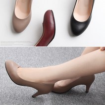 [르네브] 스몰사이즈심플베이직민자7cm정장구두 210 215 220mm