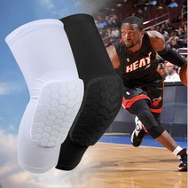 무릎보호대/팔꿈치보호대 농구 주짓수, 숏화이트