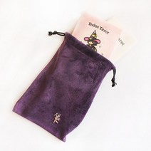 타로카드 파우치 Delos tarot card pouch, 브라운스웨이드(pocket)