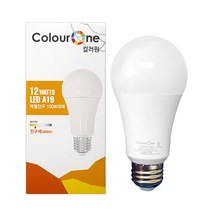 필립스 컬러원 오스람 두영 LED전구 PAR30 LED볼전구 촛대구 에디슨 모음, A-07 컬러원(장수) LED전구 12W 주광색