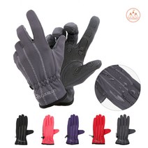 휴키 [휴키] 파워스트레치 자수 방한장갑 MG7321, 그레이 XL