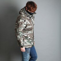 가우리 겨울 남성 패딩 SP 보드방한 점퍼 카모카키