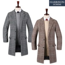 해리슨 글램 체크 롱 마이 PRK1132