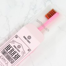 베르베르 어린이칫솔 어린이 칫솔, 핑크, 2개, 1개