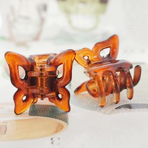 솜솜악세사리 나비 콩집게 아주 작은 머리핀 잔머리 정리용