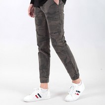 코디제이 남자 면바지 카모 밴딩 조거팬츠 빅사이즈 조거바지 스판바지데일룩