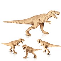 콘타모 골판지 3D 종이 입체 퍼즐 스몰 Small (스몰), 공룡, 티라노사우르스 (Small)