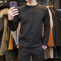 토니어스 남자 캐시미어 라운드 니트