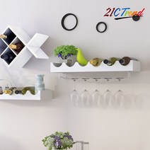 21세기트랜드 멀티 벽선반, 물결 와인 수납 선반