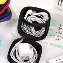 프라이스마켓 이어폰 케이스 파우치, 퍼플, 이어폰케이스