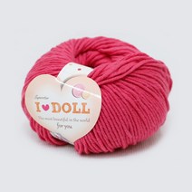 [앵콜스] IDOLL 아이돌실(10+1) 인형실 소품실 면사 뜨개실 털실, 34 코랄진핑크