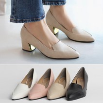 [바닐라슈] 뉴 헤치미 메탈굽 로퍼 펌프스(5cm)