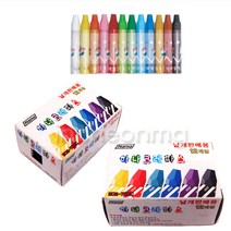 하나 크레파스 황토색 12개입 단색크레파스 낱색