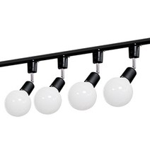 한양라이팅 LED 미니봉(블랙), 3등 36W(전구색), 1개