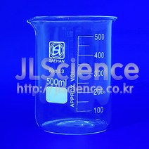 [JLS] [5ml일회용스포이드 SH강화유리삼각플라스크 SH강화유리비커] [실험재료], 1개, 2. 비이커 100ml