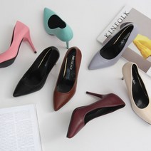 레젤르 델리온 여성 PU하이힐 펌프스 스틸레토힐(9cm)