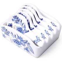 토탈하우스 BSF 도자기 표주박 수저받침 케이스포함 6P세트, 골드환타지아(364342)