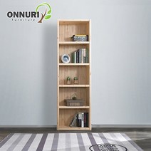 온누리가구 삼나무 600 책장 원목책장 책꽂이 책상, 원목