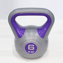 대한스포츠 스타일케틀벨 6kg, 혼합 색상, 1개