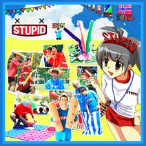 STUPID 체육대회and응원용품 단체행사게임 127종, 046~066 응원나팔/장갑, 057_응원 메가폰 (블루)