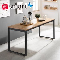 e스마트 스틸 테이블 1600x600 (사각다리), 그레이:블랙