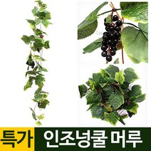 나눔 인조 넝쿨 조화 장식 덩굴 꽃 벽장식 담쟁이 아이비 체리 나무 울타리 인조잔디 버드 나무 자바라 가벽 가림막 파티션, 11.조화넝쿨-1p 머루, 1, 1개