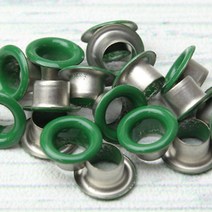 JSTrading 아일렛(하도메) 5호 20세트 15컬러 단추, 그린5호, 20set