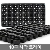 한성 모종 트레이 32구 원형 모종판 이색 포트 묘목 모판, 03_한성_트레이 40구