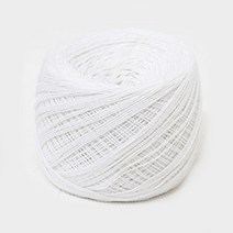 [앵콜스] 타조 구정 뜨개실 레이스실, 40수 백색낱개