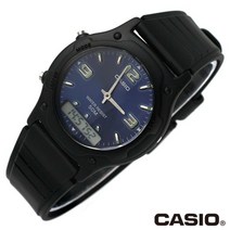 casio CASIO AW-49HE-2A 공용 듀얼 학생 우레탄 시계