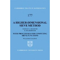 A Higher-Dimensional Sieve Method: With Procedures for Computing Sieve Functions Hardcover, Cambridge University Press
