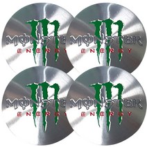카포카 차량용 휠캡 휠스티커 56mm 65mm 4개1세트 (차량한대분), 56mm MONSTER, 4개