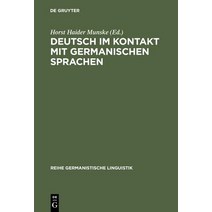 Deutsch Im Kontakt Mit Germanischen Sprachen Hardcover, de Gruyter