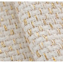 조이십자수 14CT 십자수 반짝이 원단, 14CT 금사 펄 원단 1/4마